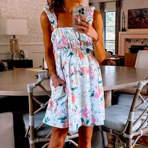 NWT PRIDE PUFF STRAP BABYDOLL DRESS